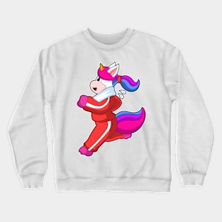 Unicorn at Running Crewneck Sweatshirt